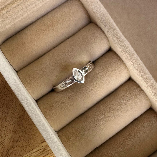 Silver Clay Ring